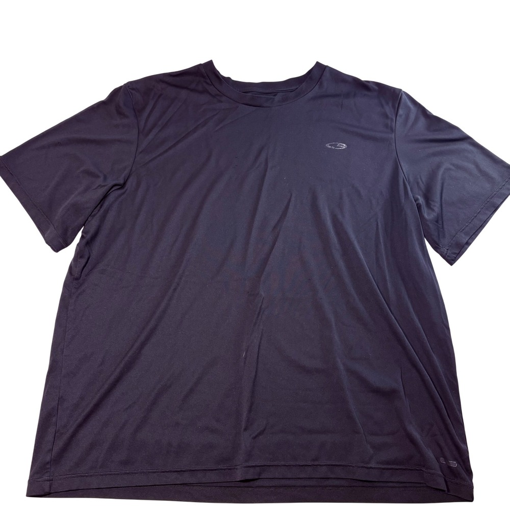 Champion Duo Dry Mens XXL‎ Black Short Sleeve Performance Workout Tee T9630-AWZ